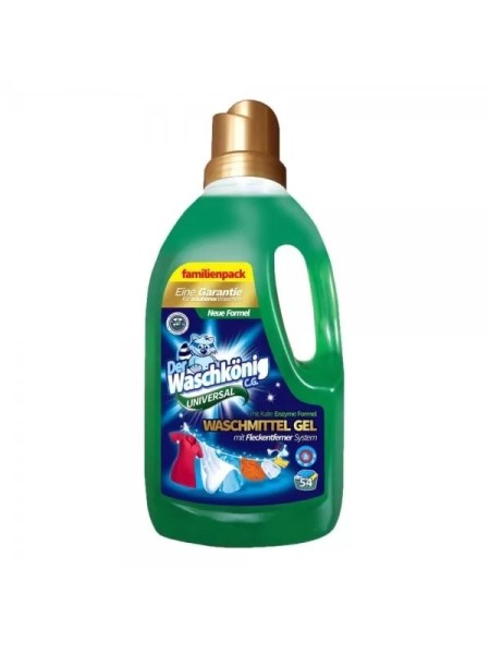 Uniwersalny żel do prania Der Waschkönig C.G. (1,625 litrów | 54 prania)